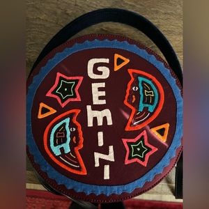 Anthropologie Mola Sasa Gemini Zodiac Clutch